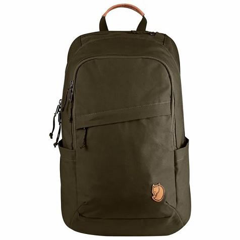 Fjallraven Men Räven 20 Backpack Dark Olive PH9451 Philippines